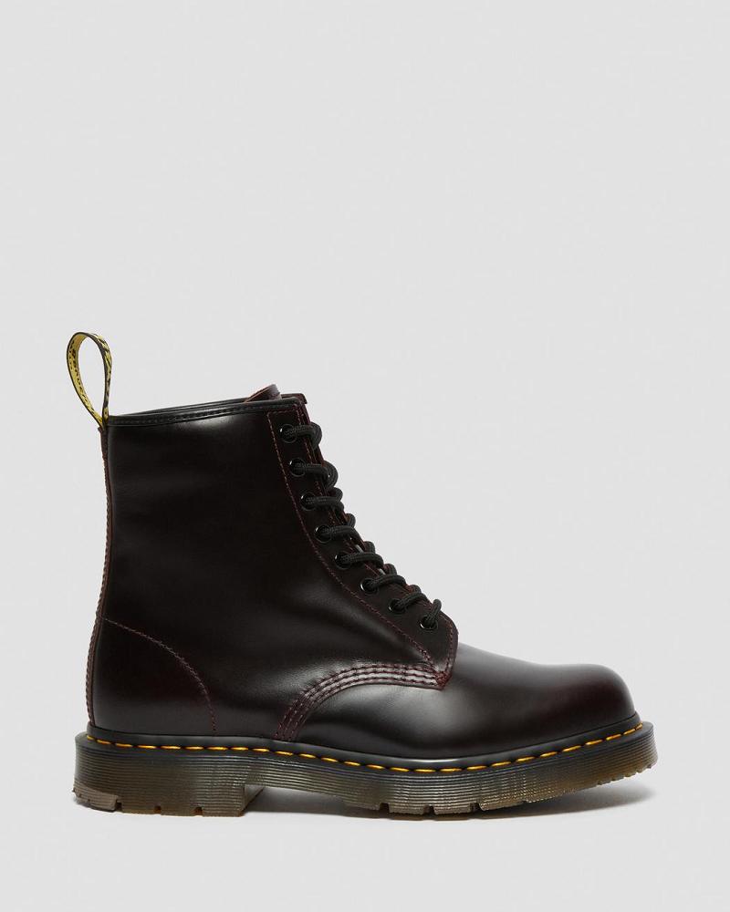 Dr Martens 1460 Slip Resistant Atlas Leren Werklaarzen Heren Bordeaux | NL 187ILH